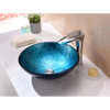 ANZZI Jonas Series Vessel Sink In Frosted Blue - S122