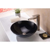 ANZZI Jonas Series Vessel Sink In Arctic Sheer - S270