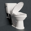 ANZZI Troy Series Non-Electric Bidet Seat For Toilets In White with Dual Nozzle -  Built-In Side Lever and Soft Close