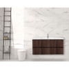 ANZZI Conques 39 In W x 20 In H x 18 In D Bath Vanity In Dark Brown with Cultured Marble Vanity Top In White with White Basin - VT-CT39-DB