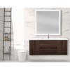 ANZZI 48 In W x 20 In H x 18 In D Bath Vanity In Dark Brown with Cultured Marble Vanity Top In White with White Basin & Mirror - VT-MR4CT48-DB