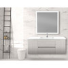 ANZZI 48 In W x 20 In H x 18 In D Bath Vanity In Rich White with Cultured Marble Vanity Top In White with White Basin & Mirror - VT-MR4CT48-WH