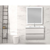 ANZZI 30 In W x 20 In H x 18 In D Bath Vanity In Rich White with Cultured Marble Vanity Top In White with White Basin & Mirror - VT-MRCT30-WH