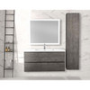 ANZZI 39" W x 20" H x 18" D Bath Vanity Set In Rich Gray with Vanity Top In White with White Basin And Mirror - VT-MRSCCT39-GY