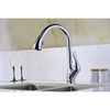 ANZZI Accent Series Single-Handle Pull-Down Sprayer Kitchen Faucet In Polished Chrome - KF-AZ031