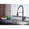 ANZZI Carriage Single-Handle Standard Kitchen Faucet In Oil Rubbed Bronze - KF-AZ211ORB