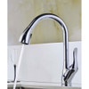 ANZZI Vanguard Undermount 23" Single Bowl Kitchen Sink with Accent Faucet In Polished Chrome - KAZ2318-031