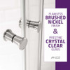 ANZZI Mare 35" x 76" Framed Shower Enclosure with Tsunami Guard In Brushed Nickel - SD-AZ050-01BN