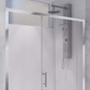ANZZI Halberd 48" x 72" Framed Shower Door with Tsunami Guard In Polished Chrome - SD-AZ052-01CH
