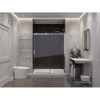 ANZZI Rhodes Series 48" x 76" Frameless Sliding Shower Door with Handle In Chrome - SD-FRLS05701CH