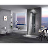ANZZI Atoll Series 66" Full Body Shower Panel System with Heavy Rain Shower And Spray Wand In Black - SP-AZ8098