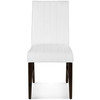 Modway Motivate Channel Tufted Upholstered Faux Leather Dining Chair Set of 2 EEI-3334-WHI White