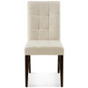 Modway Promulgate Biscuit Tufted Upholstered Fabric Dining Chair Set of 2 EEI-3335-BEI Beige