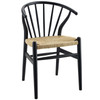 Modway Flourish Spindle Wood Dining Side Chair EEI-3338-BLK Black