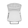 Manhattan Comfort 198AMC4 Madeline 41.73" Barstool with Seat Cushion in Black and White