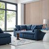 Modway Commix Down Filled Overstuffed 2 Piece Sectional Sofa Set EEI-3354-AZU Azure