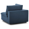 Modway Commix Down Filled Overstuffed 4 Piece Sectional Sofa Set EEI-3356-AZU Azure