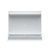 Manhattan Comfort 25152 City 1.8 Floating Wall Theater Entertainment Center in White Gloss