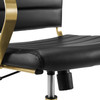 Modway Jive Gold Stainless Steel Midback Office Chair EEI-3418-GLD-BLK Gold Black