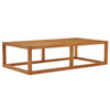 Modway Newbury Outdoor Patio Premium Grade A Teak Wood Coffee Table EEI-3424-NAT Natural