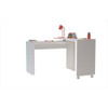Manhattan Comfort 33AMC6 Calabria Nested Desk with swivel feature in White