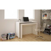 Manhattan Comfort 33AMC6 Calabria Nested Desk with swivel feature in White