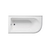 Malibu Broad RH Rectangle Soaking Bathtub, 66-Inch by 32-Inch by 21-Inch