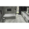 Malibu Cloudbreak Rectangle Soaking Bathtub, 66-Inch by 36-Inch by 22-Inch