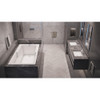 Malibu Coronado Rectangle Soaking Bathtub, 60-Inch by 34-Inch by 22-Inch