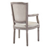 Modway Penchant Dining Armchair Upholstered Fabric Set of 2 EEI-3462-BEI Beige