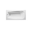 Malibu Fairfield Rectangle Combination Whirlpool and Massaging Air Jet Bathtub, 72-Inch by 36-Inch by 22-Inch