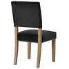 Modway Oblige Dining Chair Wood Set of 2 EEI-3477-BLK Black