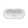 Malibu Hermosa Bay Oval Whirlpool Bathtub, 66-Inch by 44-Inch by 26-Inch