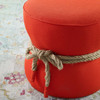 Modway Beat Nautical Rope Upholstered Fabric Ottoman EEI-3483-ATO Atomic Red