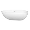 Malibu Ipanema Oval Soaking Bathtub, 67-Inch by 33-Inch by 21-Inch