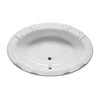 Malibu Juno Oval Combination Whirlpool and Massaging Air Jet Bathtub, 66-Inch by 42-Inch by 22-Inch