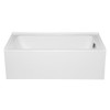 Malibu La Jolla ADA RH Rectangle Soaking Bathtub, 60-Inch by 30-Inch by 18-Inch