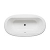 Malibu Matira Oval Soaking Bathtub, 66-Inch by 36-Inch by 22-Inch