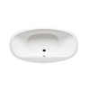 Malibu Mavericks Oval Soaking Bathtub, 67-Inch by 36-Inch by 23-Inch