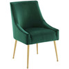Modway Discern Upholstered Performance Velvet Dining Chair EEI-3508-GRN Green
