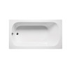 Malibu Sanibel Rectangle Combination Whirlpool and Massaging Air Jet Bathtub, 66-Inch by 32-Inch by 22-Inch