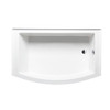 Malibu Tulum RH Rectangle Massaging Air Jet Bathtub, 60-Inch by 32-Inch by 18-Inch