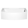 Malibu Tulum RH Rectangle Combination Whirlpool and Massaging Air Jet Bathtub, 60-Inch by 32-Inch by 18-Inch