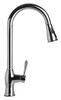 ALFI brand AB2043-PSS Traditional Solid Polished Stainless Steel Pull Down Kitchen Faucet