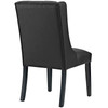 Modway Baronet Dining Chair Vinyl Set of 4 EEI-3556-BLK Black