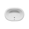 Malibu Waikki Oval Soaking Bathtub, 60-Inch by 42-Inch by 23-Inch