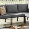 Modway Riverside Outdoor Patio Aluminum Armless Chair EEI-3567-SLA-CHA Gray Charcoal