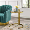 Modway Eileen Gold Stainless Steel End Table EEI-3580-GLD Gold