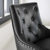 Modway Regent Tufted Button Swivel Faux Leather Office Chair EEI-3608-BLK Black