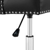 Modway Regent Tufted Button Swivel Faux Leather Office Chair EEI-3608-BLK Black